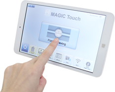 Contrôle sans fil avec tablette, machine de gravage Magic-5S vision-technologies.fr